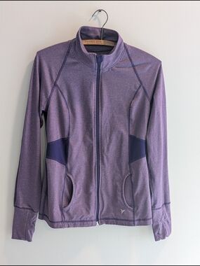 Old Navy Lavender Heather Full-Zip Jacket